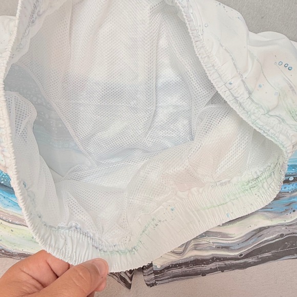 Manfinity‎ Abstract Print Swim Trunks Quick Dry Drawstring 3XL, Summer, NWOT - Picture 5 of 10